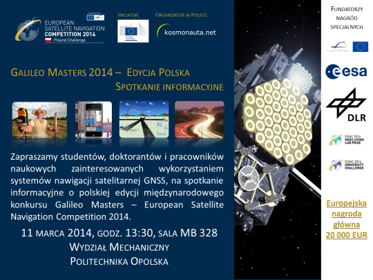 Galileo Masters Polska. Credits: Hubert Bartkowiak/Kosmonauta.net